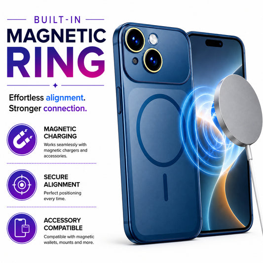 Glossy Glass Back Cover for Apple iPhone 14 Plus - Blue - Image 2