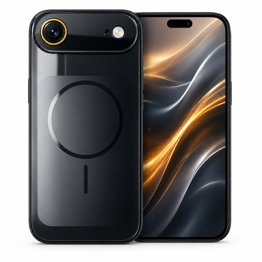 Glossy Glass Back Cover for Apple iPhone 17 Air - Black - Main image