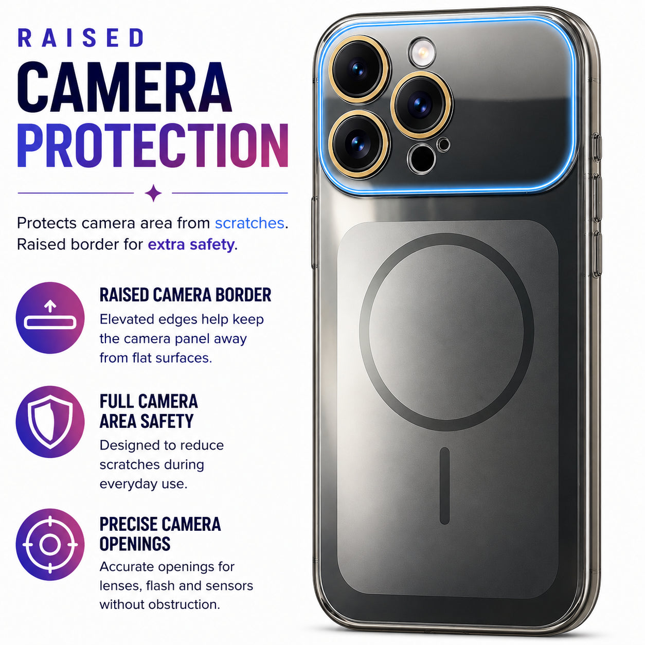 Glossy Glass Back Cover for Apple iPhone 16 Pro Max - Grey - Image 5
