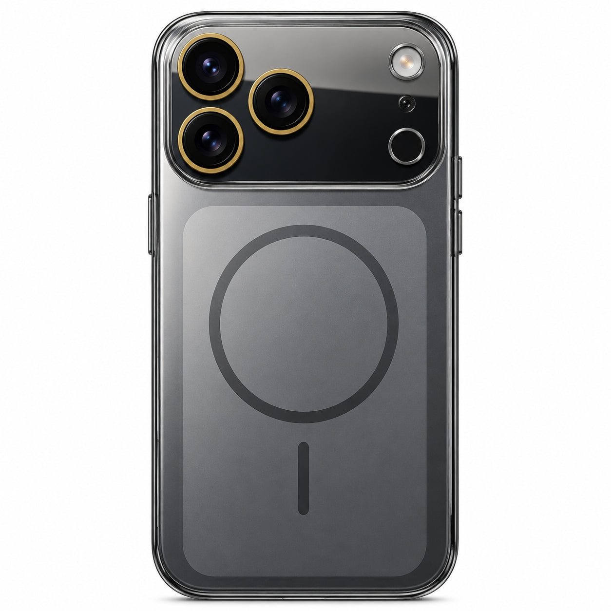 Glossy Glass Back Cover for Apple iPhone 17 Pro Max - Grey - Image 4