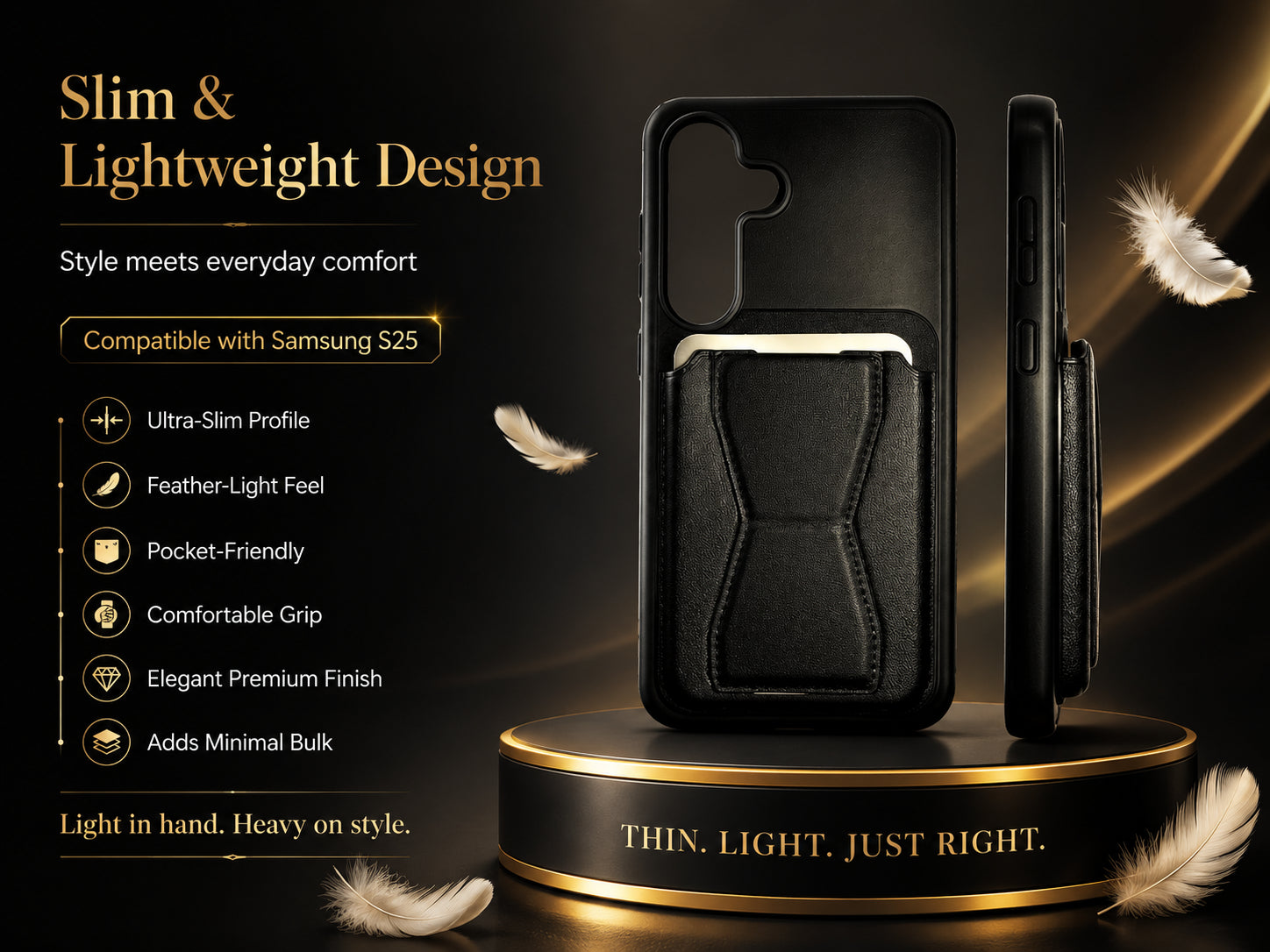 Protective Back Cover for Samsung Galaxy S25 - Black - Image 5