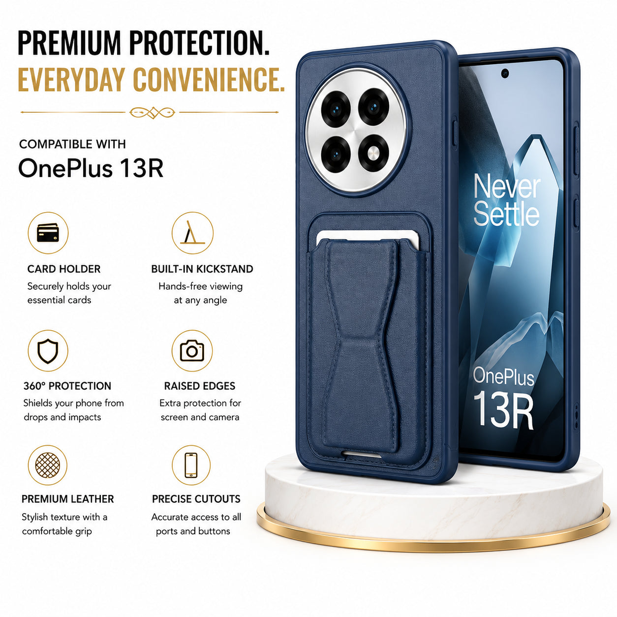 Protective Back Cover for OnePlus 13R - Blue - Image 3