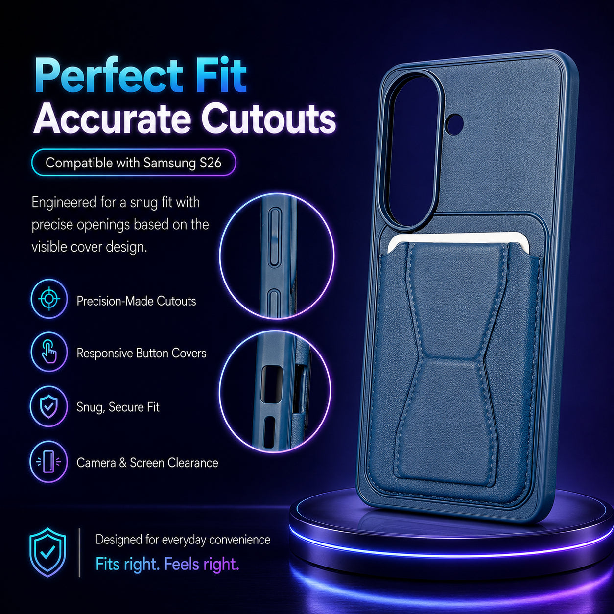 Protective Back Cover for Samsung Galaxy S26 - Blue - Image 4
