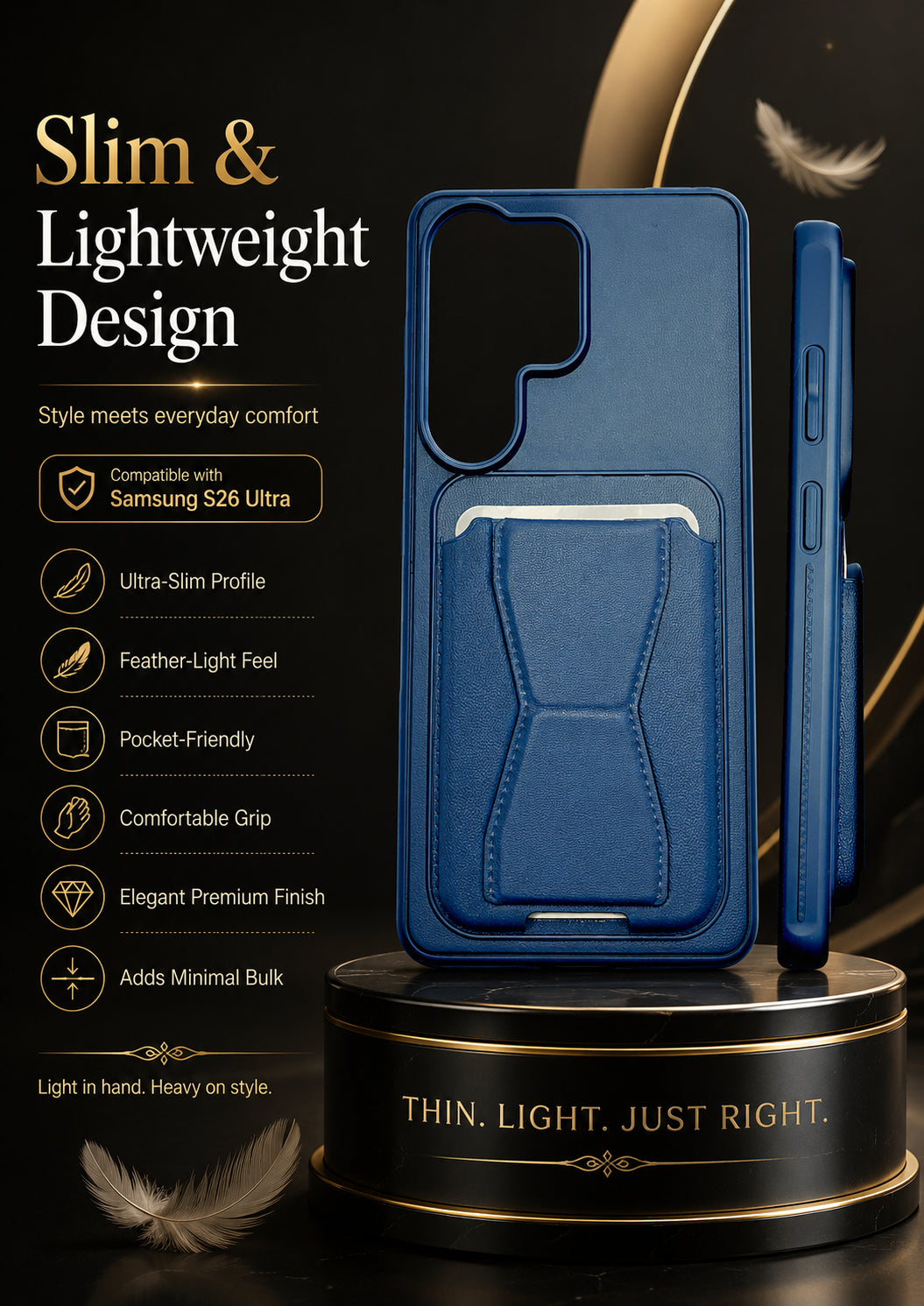 Protective Back Cover for Samsung Galaxy S26 Ultra - Blue - Image 2