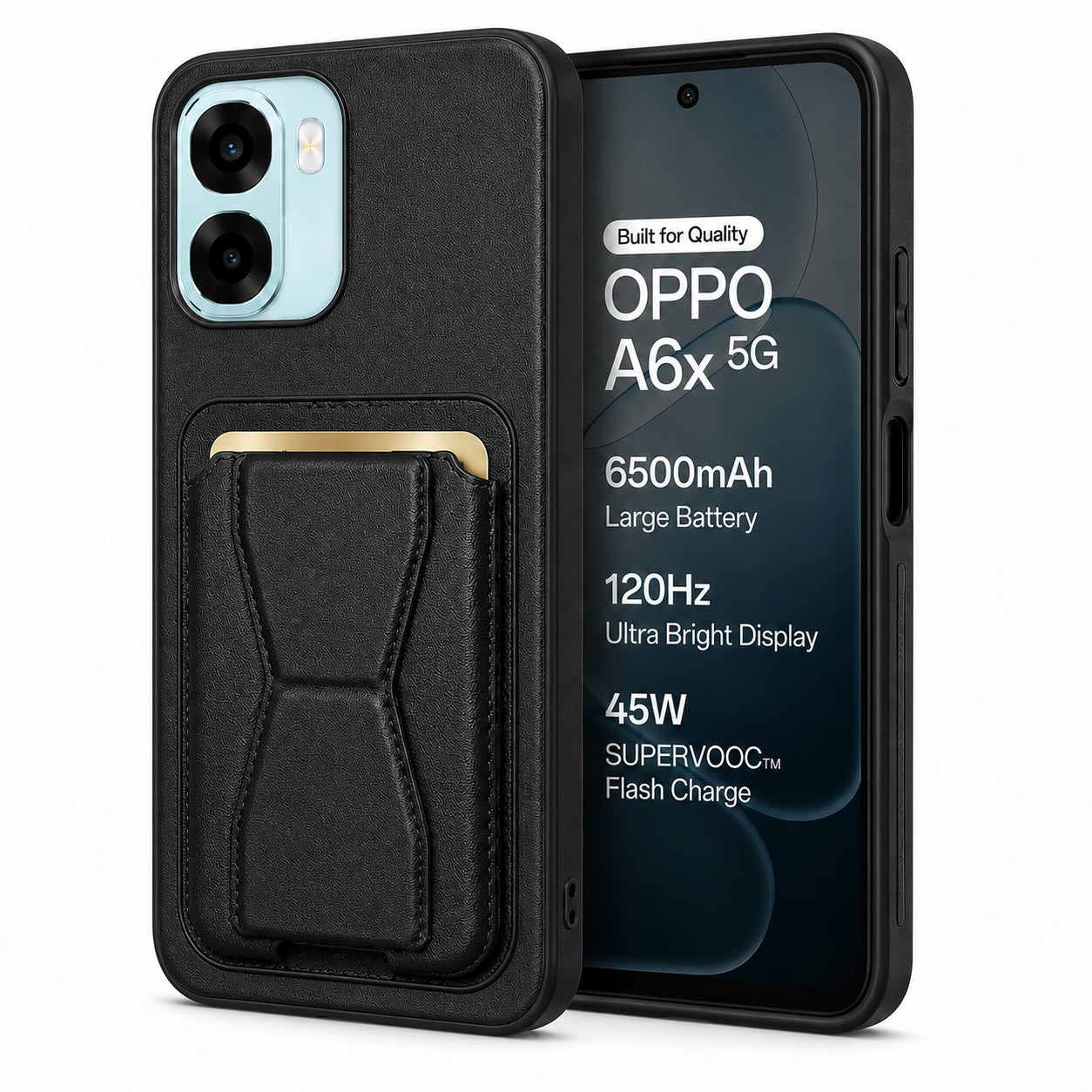 Protective Back Cover for OPPO A6x - Black - Main image